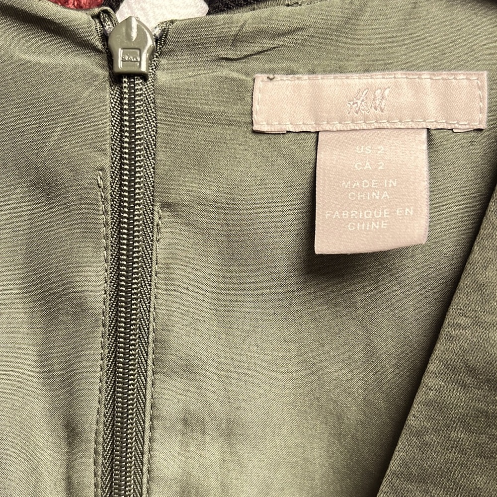 H&M Olive Green Jumpsuit